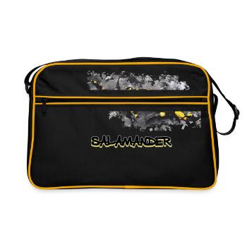 salamander - Retro Tasche - Schwarz/Gold - Vorne