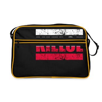 Kielce Polska Poland Gift - Retro Bag - black/gold - Front