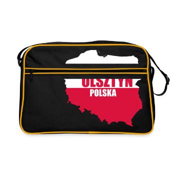 Polska Olsztyn Allenstein Poland Gift - Retro Bag - black/gold - Front
