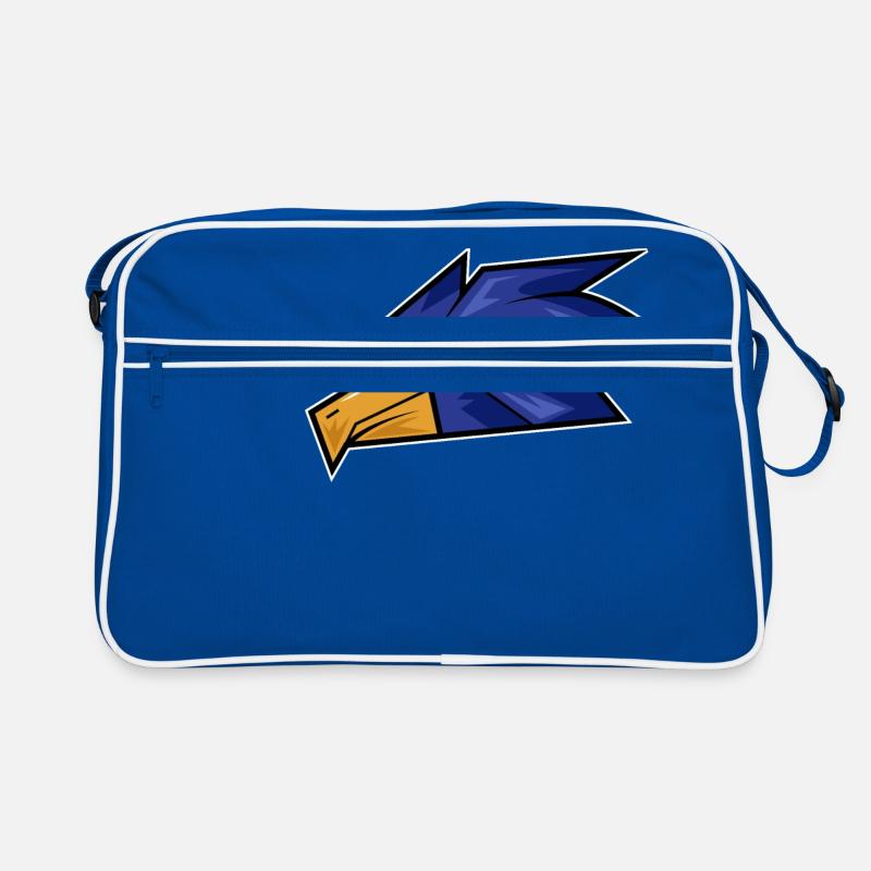 Hawk Signet Gesicht Geschenk Bussard Jäger Retro Tasche