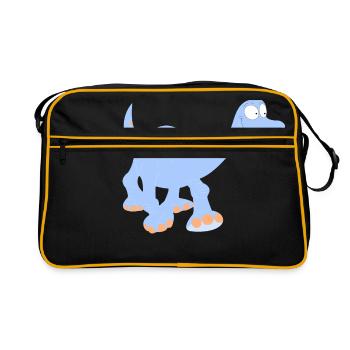 Dinosaur! - Retro Bag - black/gold - Front