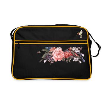 flower - Retro Bag - black/gold - Front