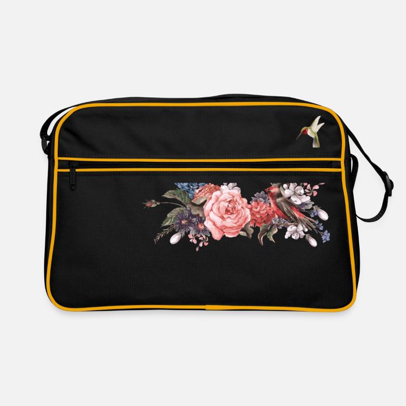 flower - Retro Bag - black/gold