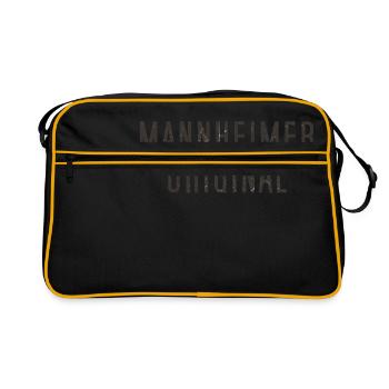 Mannheimer Original Mannheim - Retro Tasche - Schwarz/Gold - Vorne
