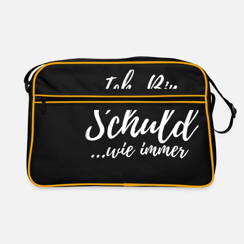 I Am Guilt Funny Sarcastic Saying Gift Retro Bag