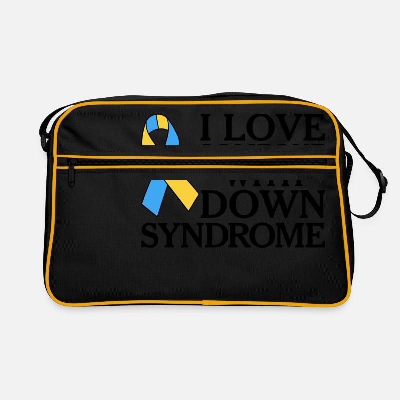 I Love Someone With Down Syndrome Retro Bag