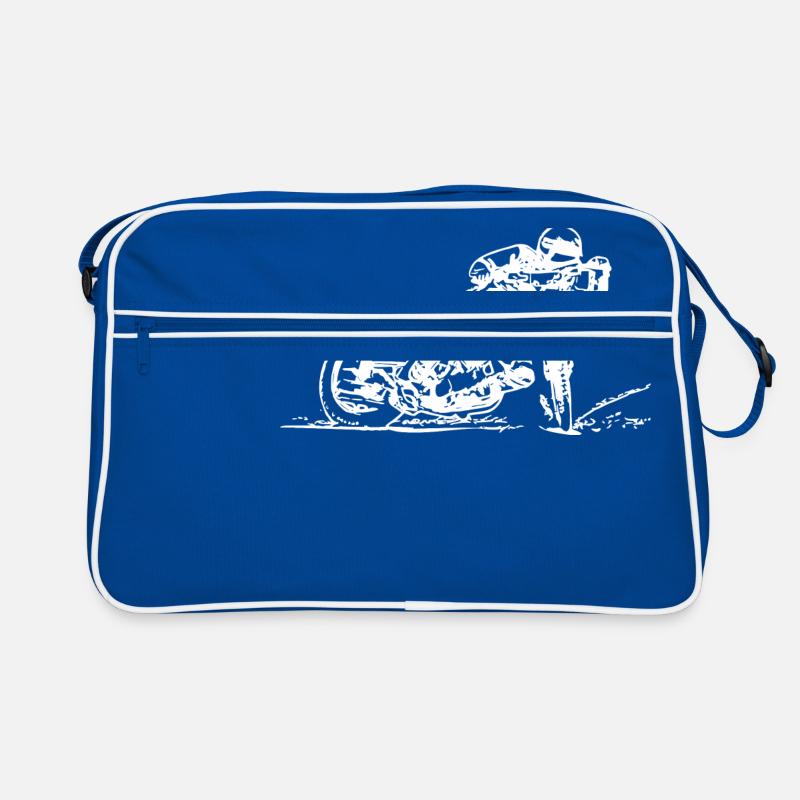 Grasbahn weiß Retro Tasche