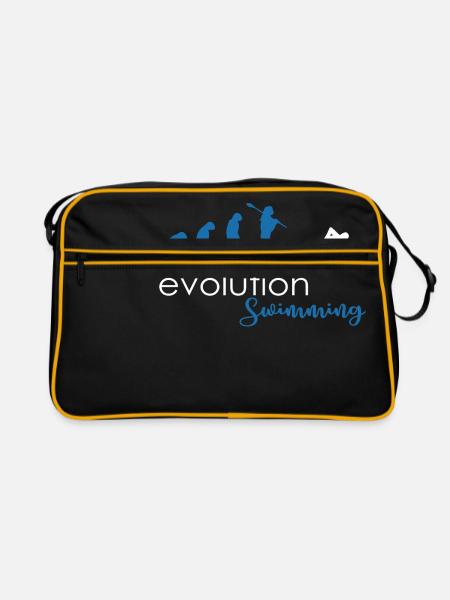 Swim - Retro Bag - black/gold - Front