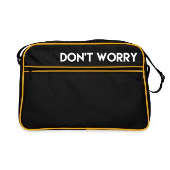 Don't Worry, Be Feminist - Retro Bag - black/gold - Front
