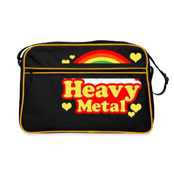 Heavy Metal - Retro Bag - black/gold - Front
