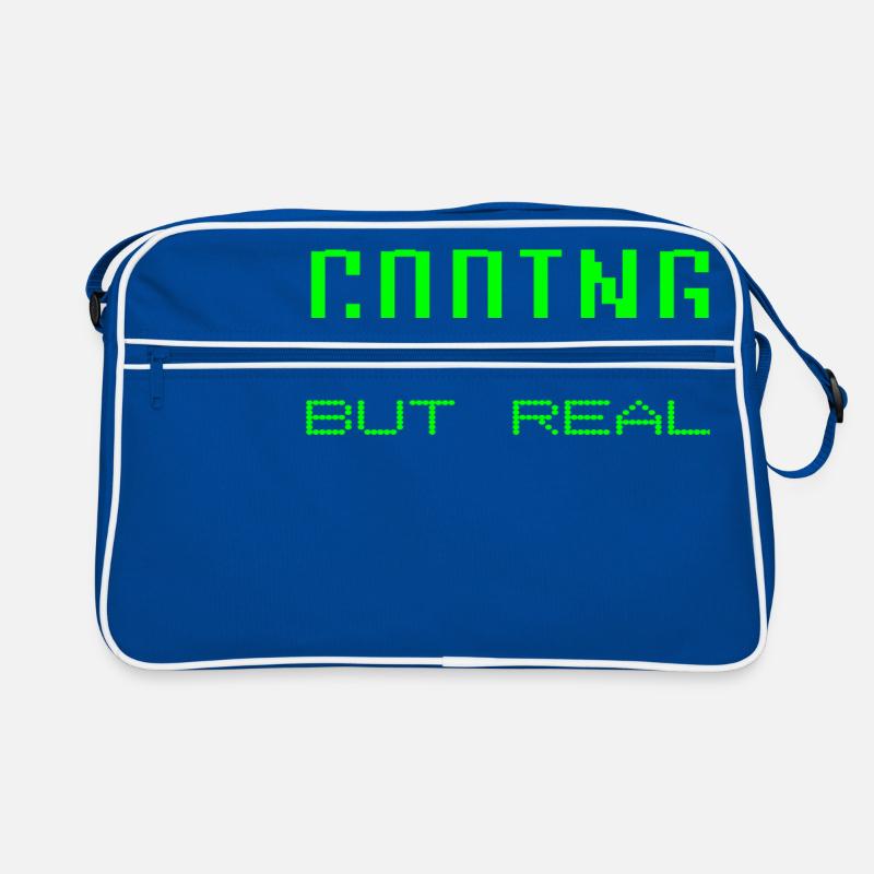 Codierung Es ist wie Magie, aber echter Programmierwitz Retro Tasche