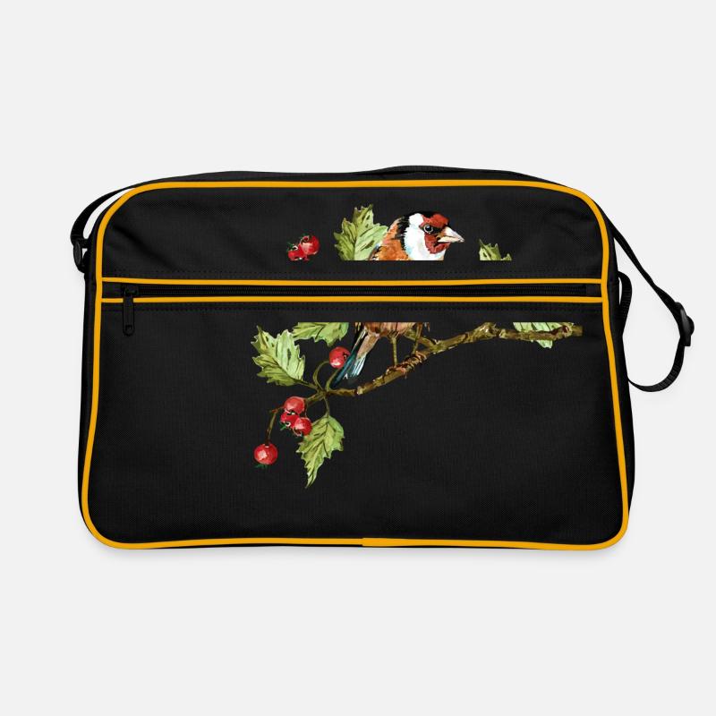 Goldfinch bird Retro Bag
