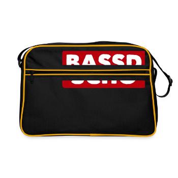 BASSD SCHO - Retro Tasche - Schwarz/Gold - Vorne