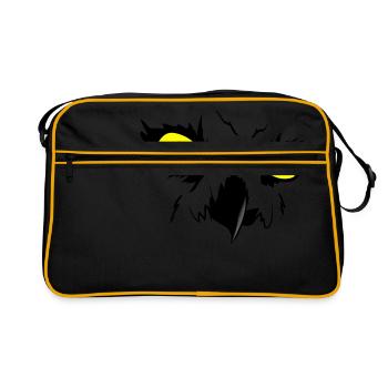 owl - Retro Bag - black/gold - Front