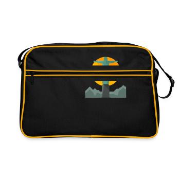 Brazil Rio de Janeiro - Retro Bag - black/gold - Front