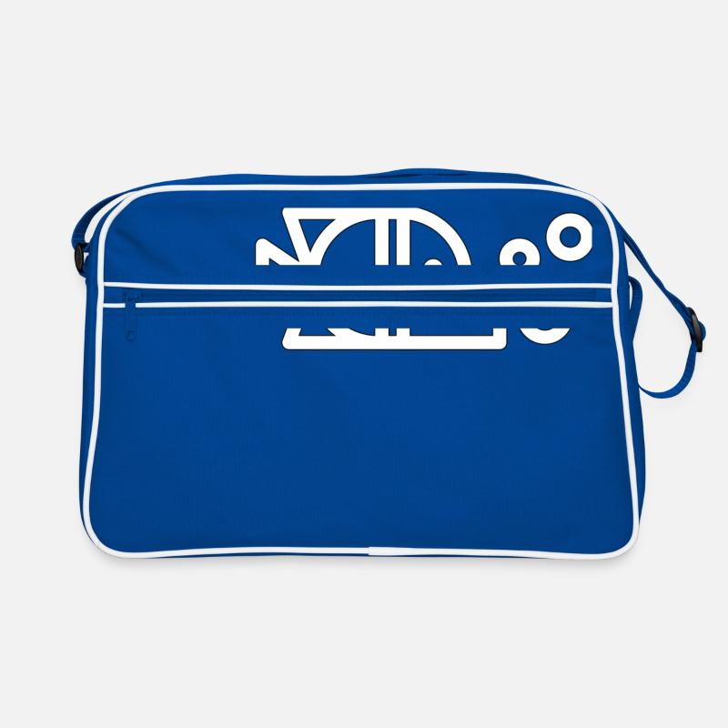 Fisch Tier Wasser Comic Geschenk Idee Lebewesen Retro Tasche