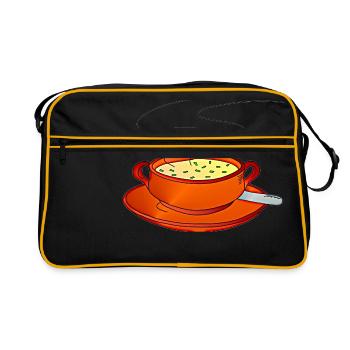 soupe - Sac Retro - noir/or - Devant