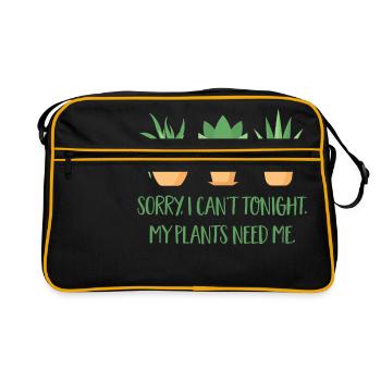 plante - Sac Retro - noir/or - Devant