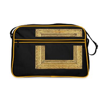 🖼️ Cadre photo or pâle - Sac Retro - noir/or - Devant