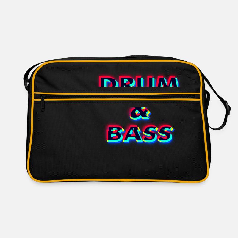 DnB GLITCH Retro Tasche