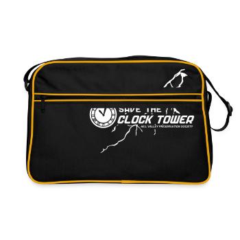 Enregistrer le ClockTower T-shirt - Sac Retro - noir/or - Devant