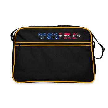 TEXAS - Retro Bag - black/gold - Front
