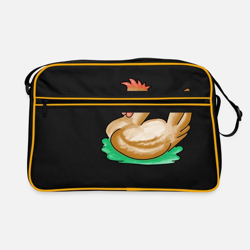sleeping chicken Retro Bag