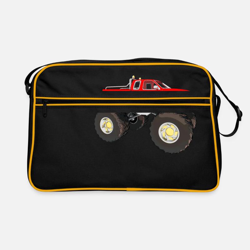 Monstertruck, Geschenk, Geschenkidee Retro Tasche