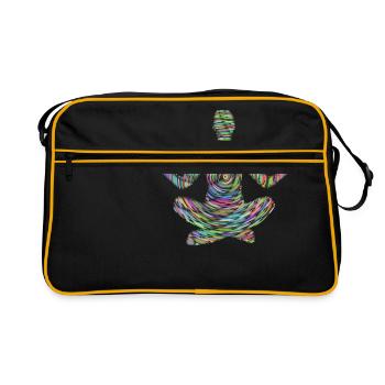 Zen - Retro Tasche - Schwarz/Gold - Vorne