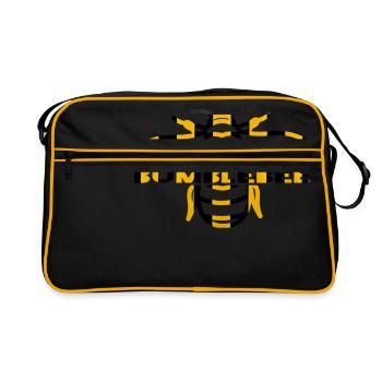 bourdon - Sac Retro - noir/or - Devant