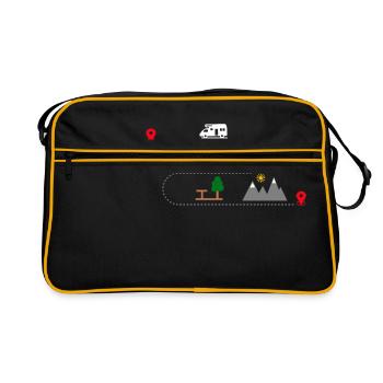 camper - Retro Bag - black/gold - Front