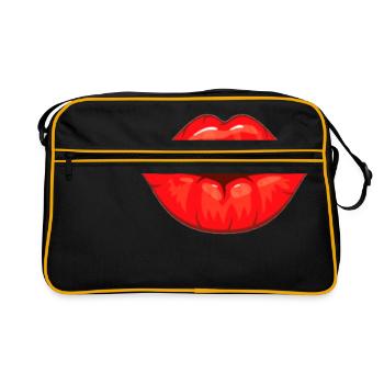 baiser - Sac Retro - noir/or - Devant