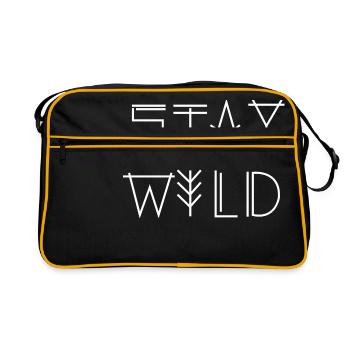 Aventure Outsider Outdoor Nature - Sac Retro - noir/or - Devant