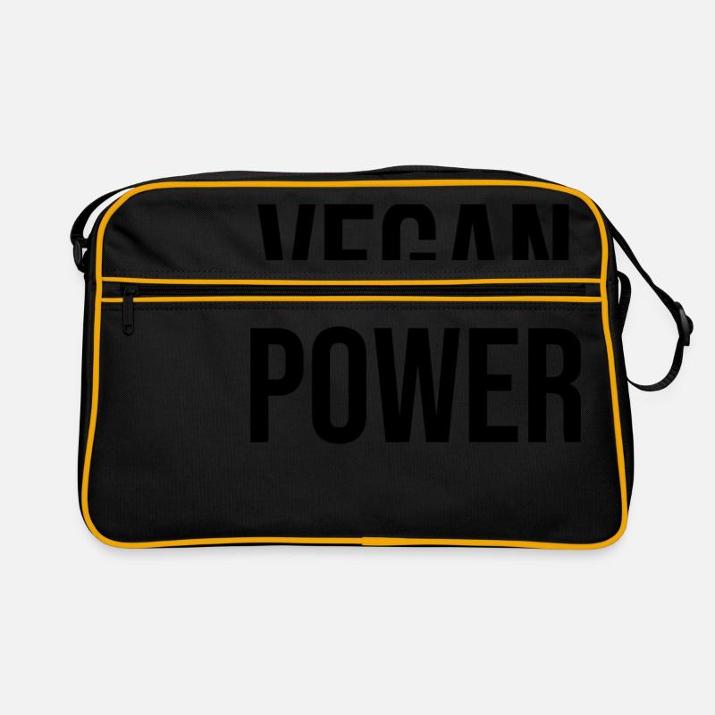 puissance végétalienne Sac Retro