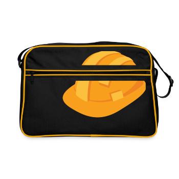 casque - Sac Retro - noir/or - Devant