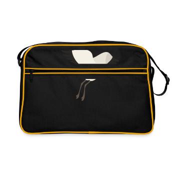 crane - Retro Bag - black/gold - Front