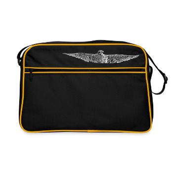 Hawk en vol - Sac Retro - noir/or - Devant