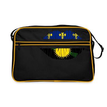Kiss Guadeloupe - Sac Retro - noir/or - Devant