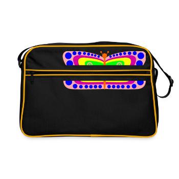 Butterfly - Retro Bag - black/gold - Front
