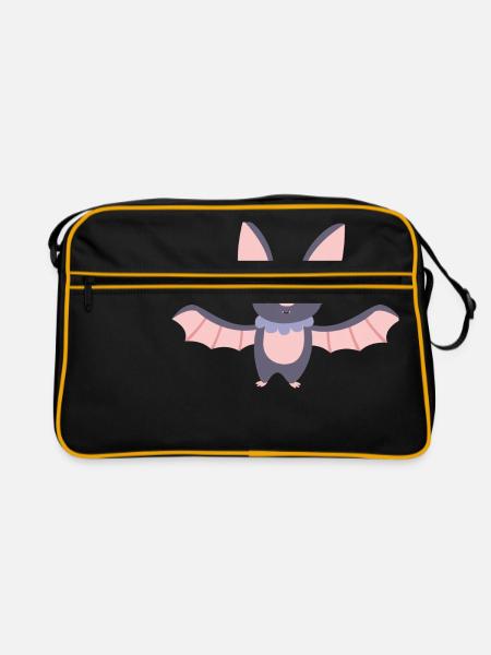 bat - Retro Bag - black/gold - Front