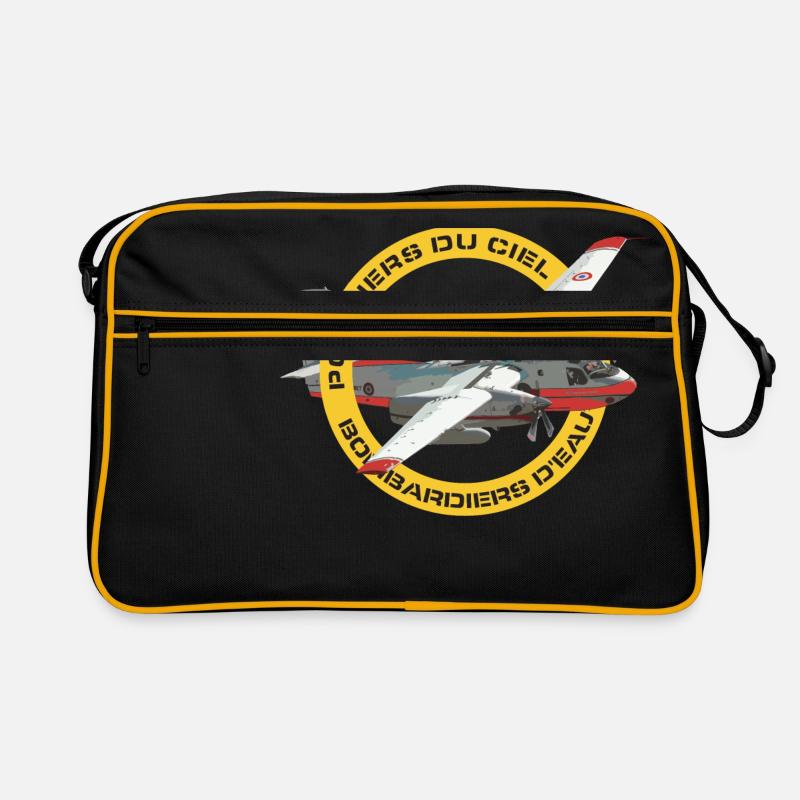 Tracker bombardier d'eau - Sac Retro - noir/or