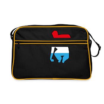 Ombre joueur luxembourg - Retro Tasche - Schwarz/Gold - Vorne