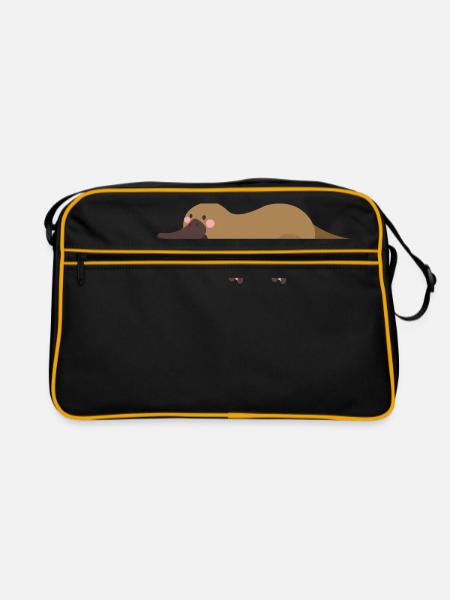 platypus - Retro Bag - black/gold - Front