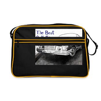 The best or nothing - Retro Bag - black/gold - Front