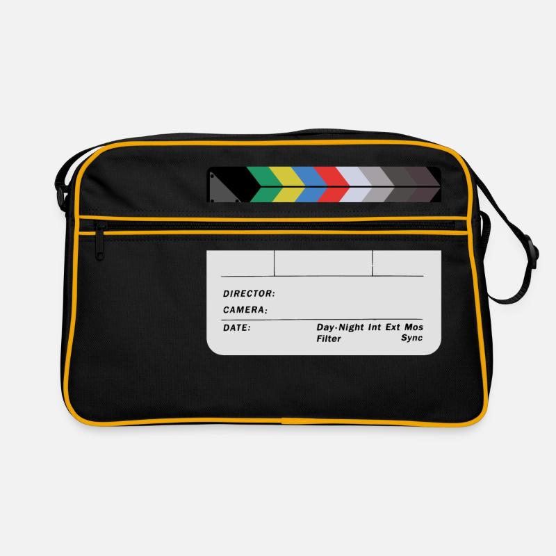 Clapperboard design blank Retro Bag