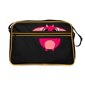 Doux, doux et moelleux - Sac Retro - noir/or - Devant