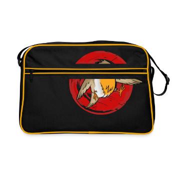 Ninja Rouge-gorge - Sac Retro - noir/or - Devant