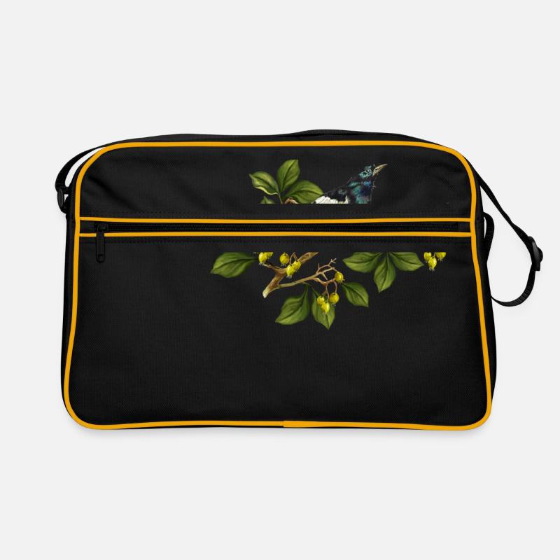 Bunter Vogel Retro Tasche