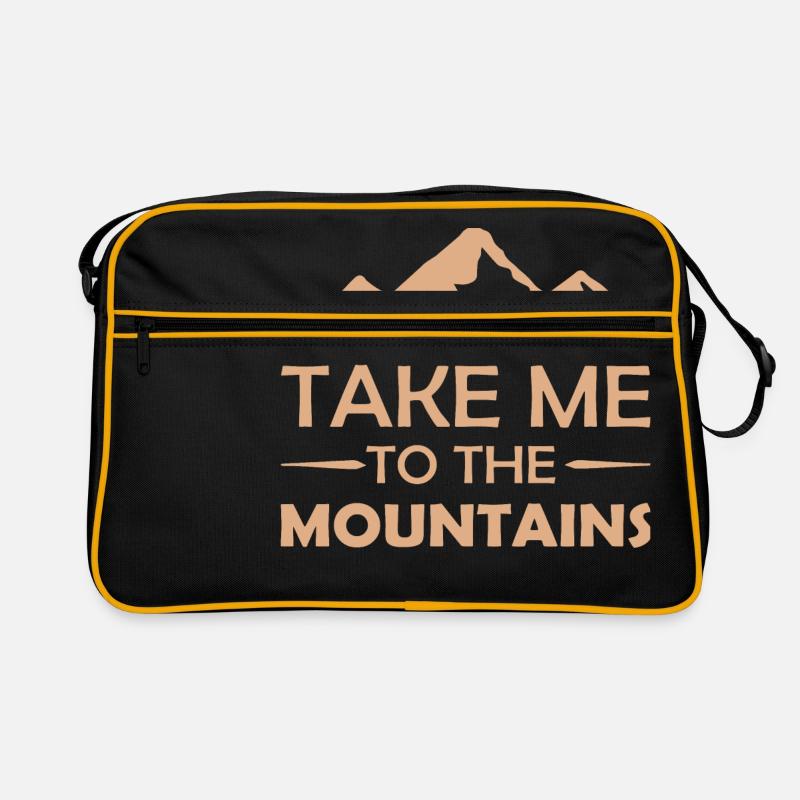 Bring mich in die Berge - Berge Retro Tasche