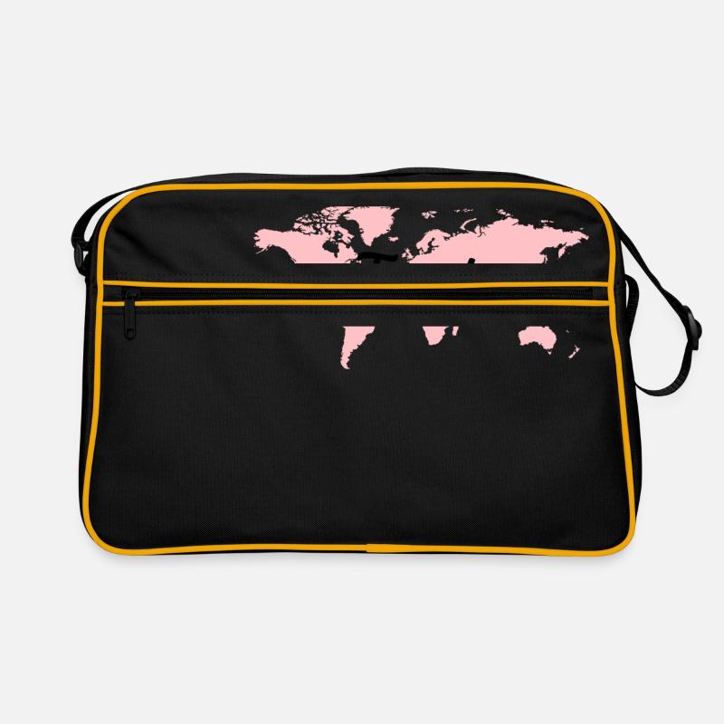 Voyage - Sac Retro - noir/or